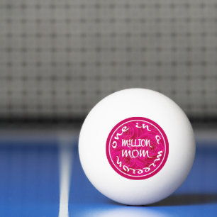 Eine in einer Million Mamas Tischtennisball