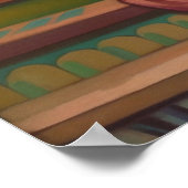 Eine in Gedanken verlobte Frau aus Indien | Zuhaus Poster (Ecke)