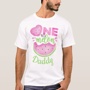 Eine in Melon Daddy 1. Geburtstag Wassermelone T-Shirt