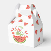 Eine in Melon First Birthday Watermelon Geschenkschachtel (Rückseite)
