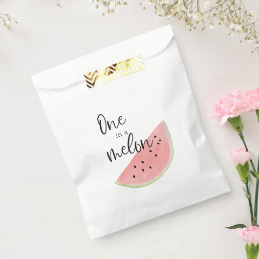 Eine in Melon Gastgeschenk Bags Geschenktütchen (Versiegelt)
