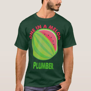 Eine in Melon Plumber Watermelon Retirement T-Shirt