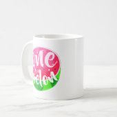 Eine in Melon Sweet Summer Watermelon Kaffeetasse (Vorderseite Links)