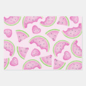 Eine in Melon Watermelon Wrapping Paper Sheets Geschenkpapier Set (Vorderseite)