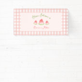 Eine in Melon Watermelon zum Geburtstag Banner (InSitu)