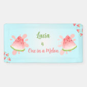 Eine in Melon Watermelon zum Geburtstag Banner (Horizontal)