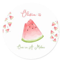 Eine in Melon Watermelon zum Geburtstag