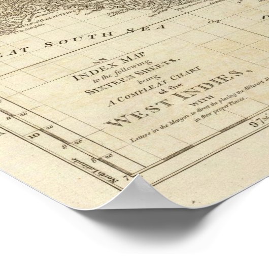 Eine Indexkarte Poster (Ecke)