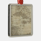 Eine Indexkarte Silbernes Ornament (Rechts)