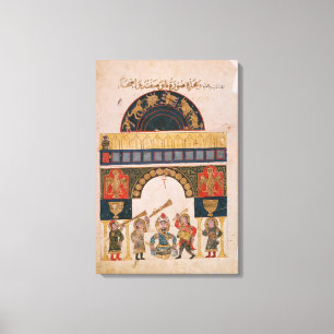 Eine indische astrologische Grafik Leinwanddruck