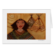 Eine indische Note Card (Vorderseite (Horizontal))