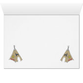 Eine indische Note Card (Innenansicht Horizontal (Unten))