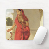 Eine indische Tänzerin mit einer Huka, 1772 (Öl an Mousepad (Mit Mouse)