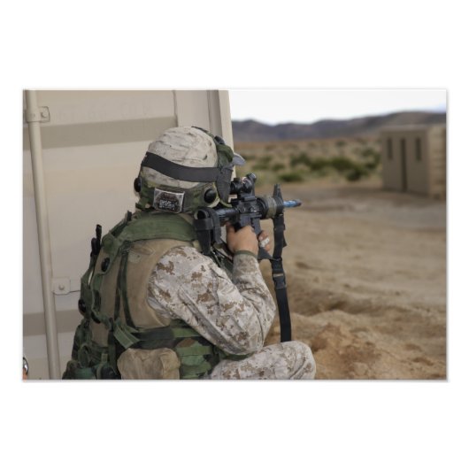 Eine Infanterie Fotodruck (Vorne)