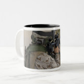 Eine Infanterie Zweifarbige Tasse (Vorderseite Links)