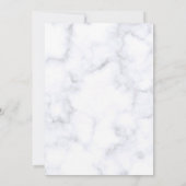 Eine inspirierende Hochzeit mit einem Foto Einladung (Rückseite)