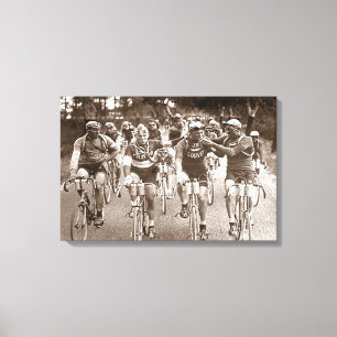 Eine intime Darstellung Die Tour de France 1920er  Leinwanddruck