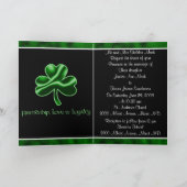 Eine irische Hochzeit Einladung (Innenseite)