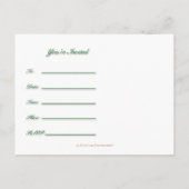 Eine irische Postkarte (Rückseite)