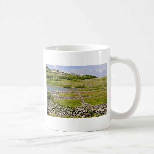 Eine irische Steinwand Kaffeetasse (Rechts)