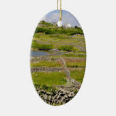 Eine irische Steinwand Keramik Ornament (Rechts)