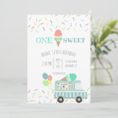 Eine ist die Einladung zu einem gesunden Geburtsta (Stehend Vorderseite)