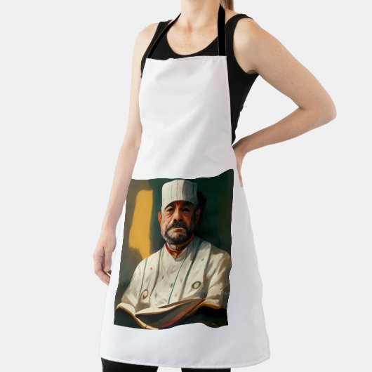 Eine italienische Koch-Schürze - AI generiert Schürze (InSitu)