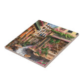 Eine italienische Street Scene Ephemera Design Ser Fliese (Seite)