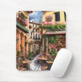 Eine italienische Street Scene Ephemera Design Ser Mousepad (Mit Mouse)