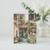 Eine italienische Street Scene Ephemera Design Ser Postkarte (Stehend Vorderseite)