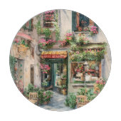 Eine italienische Street Scene Ephemera Design Ser Schneidebrett (Vorderseite)