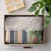 Eine italienische Street Scene Ephemera Design Ser Seidenpapier (Geschenk)