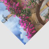 Eine italienische Street Scene Ephemera Design Ser Seidenpapier (Ausschnitt)