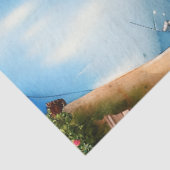 Eine italienische Street Scene Ephemera Design Ser Seidenpapier (Ausschnitt)