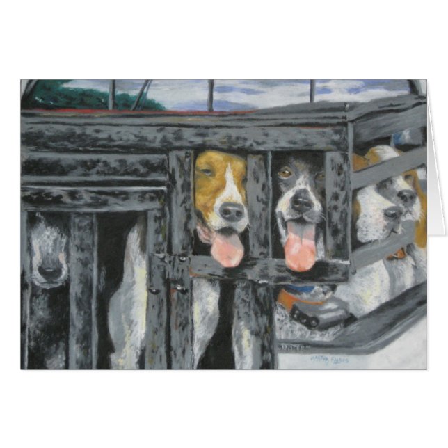 "Eine Jagd gehen wir " (Vorderseite (Horizontal))