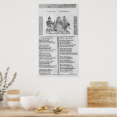 Eine Jagdszene Poster (Küche)