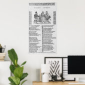 Eine Jagdszene Poster (Heimbüro)