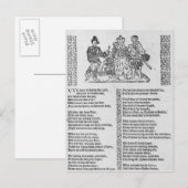 Eine Jagdszene Postkarte (Vorne/Hinten)