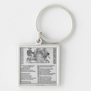 Eine Jagdszene Schlüsselanhänger