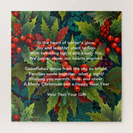 Eine Jahreszeit der Freude und der Weihnachtsmagie Puzzle