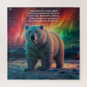 Eine Jahreszeit der Freude und der Weihnachtsmagie Puzzle