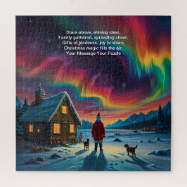 Eine Jahreszeit der Freude und der Weihnachtsmagie Puzzle