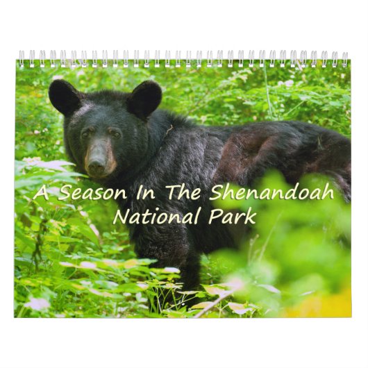 Eine Jahreszeit in Shenandoah Nat. Park-Vulkanvers Kalender (Titelbild)