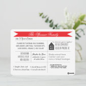 Eine jährliche Überprüfung Feiertagskarte (Stehend Vorderseite)