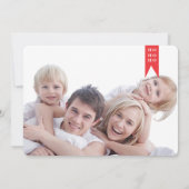 Eine jährliche Überprüfung Feiertagskarte (Rückseite)