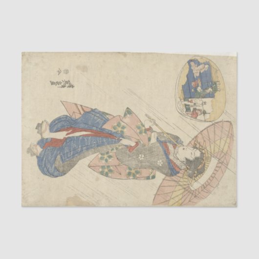 Eine japanische Dusche Seidenpapier (Vorderseite)