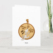 Eine japanische Ukulele-"frohe Weihnacht-" Karte (Rückseite)