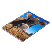 Eine Jerseykuh ist neugierig Notizblock (Linke Seite)