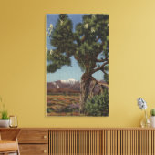 Eine Joshua-Palme in Bloom in der kalifornischen W Leinwanddruck (Insitu (Wohnzimmer))