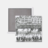 Eine Jousting-Szene Magnet (Vorderseite/Rückseite)